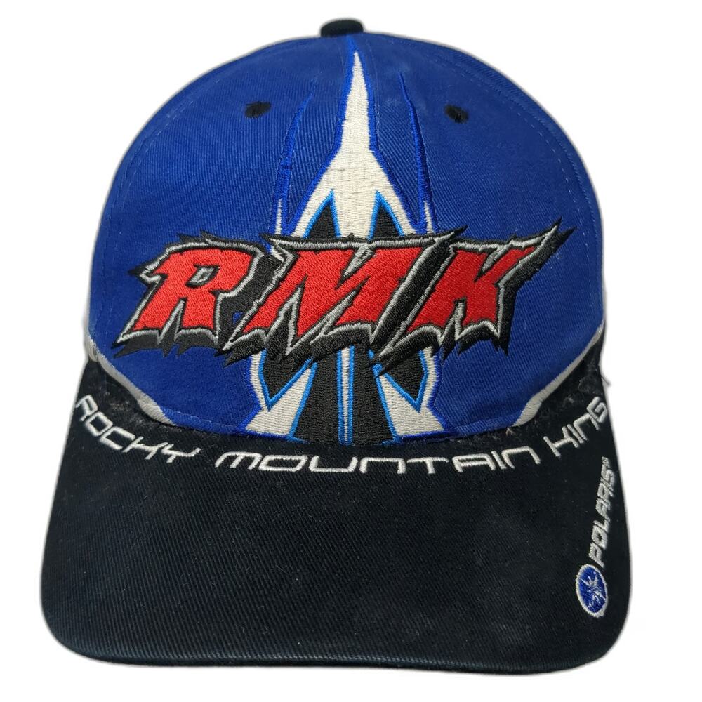 Pure Polaris RMK Rocky Mountain King Blue Baseball Cap One Size Strapback Hat